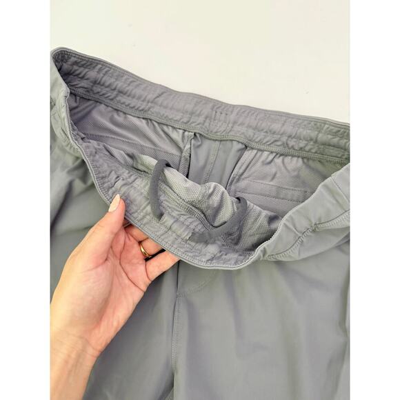 Lululemon grey track pant joggers pant 32" inseam - size large - Picture 7 of 8